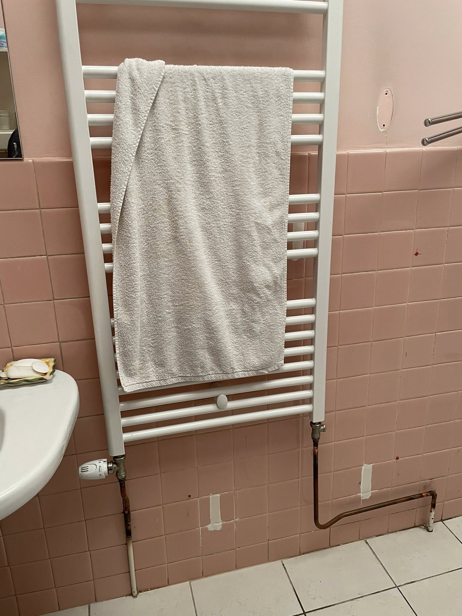 Installation d'une douche avec changement de radiateur